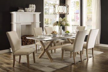 Luella 5100-84 Dining Table by Homelegance w/Options [HEDS-5100-84 Luella]