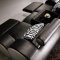 Black and White Leather Modern 3Pc Sofa & Two Chairs Set