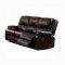 Zuriel Motion Sofa LV52280 in Brown PU by Acme w/Options