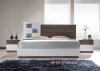 Sanremo A Bedroom in White & Walnut by J&M w/Optional Casegoods