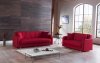 Joker Sofa Bed in Red Fabric by Casamode w/Options