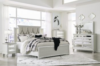 Lindenfield Bedroom B758 Lighted Panel Bed by Ashley w/Options [SFABS-B758-Lindenfield Lighted]