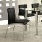 CM8319T-BK Oahu 7Pc Dinette Set w/Black Leatherette Chairs