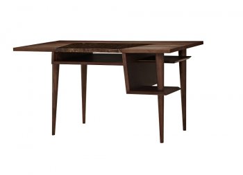 Codex Modern Office Desk in Walnut by J&M [JMOD-Codex]