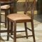 Dark Cherry Finish Contemporary Dinette w/Round Table