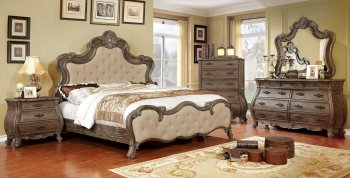 Cursa Bedroom CM7664 in Rustic Natural Tone w/Options [FABS-CM7664-Cursa]