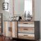 Hasselt 5PC Bedroom Set CM7592GY in Gray w/Options