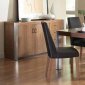 Faccini 106431 Dining Table in Walnut by Coaster w/Options