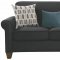 Gideon Sofa & Loveseat Set 506404 in Graphite Fabric by Coaster