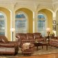 Leather Italia Duplin Sofa in Pecan w/Options