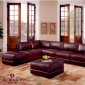 Firenza Vintage Leatherette Modern Sectional Sofa w/Options