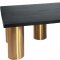 Piper Coffee Table 242 in Black & Gold by Meridian w/Options