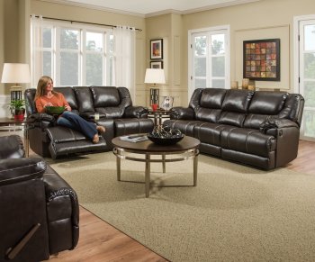 50451BR Sofa & Loveseat in Bingo Brown by Beautyrest w/Options [MXS-50451BR]