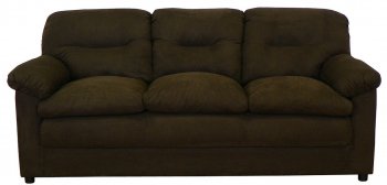 6300 Lisa Sofa & Loveseat Set in Bulldozer Java by Chelsea [CHFS-TU-6300 Lisa BJ]