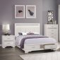 Luster Bedroom Set 5Pc 1505W in White by Homelegance