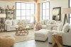 Maggie Sofa & Loveseat Set 52003 in Birch Fabric by Ashley