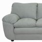 Light Grey Fabric Contemporary Sofa & Loveseat Set w/Options