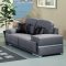 Thessaly SM6607GY Sofa in Gray Fabric w/Options