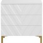 Collette Side Table 827 in White Lacquer by Meridian