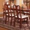 Satin Cherry Finish Queen-Anne Style Traditional Dinette