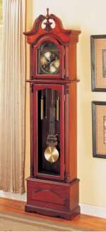 Light Cherry Finish Beautiful Grandfather Clock