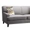 Finley Sofa in Cement Fabric 505031 by Coaster w/Options