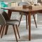 Malone 5Pc Dining Set 105351 in Dark Walnut by Coaster w/Options