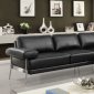 Eilidh Sectional Sofa CM6422BK in Black Breathable Leatherette