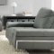 GIA Sofa in Grey Leather by At Home USA w/Options