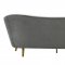 Chloe Sofa TOV-L6146 in Grey Velvet Fabric by TOV Furniture