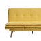 Savilla Adjustable Sofa 57160 in Yellow Linen Fabric by Acme