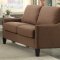 Zapata Jr Sofa & Loveseat 53765 in Brown Linen by Acme w/Options