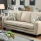 Saffron CM6286BG Sofa in Beige Fabric w/Options