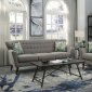 Maja Sofa & Loveseat 9807GY in Gray by Homelegance w/Options