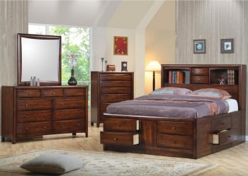 Hillary 200609 Bedroom by Coaster in Brown [CRBS-200609 Hillary]