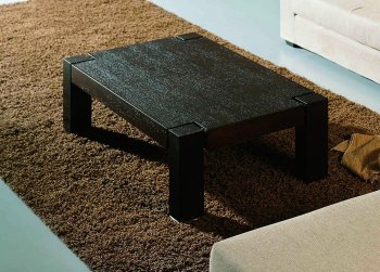 Becks Coffee Table by Beverly Hills Furniture in Wenge [BHCT-Becks]