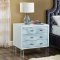 Modica Side Table 814 in Glass Marble Look Design by Meridian