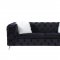 Phifina Sofa 55920 in Black Velvet by Acme w/Options