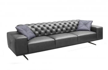 Othello Sofa Premium Top Grain Leather by J&M w/Optional Chair [JMS-Othello]