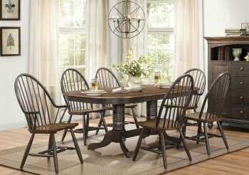 Cline Dining Table 5530-78 in Two-Tone Finish by Homelegance [HEDS-5530-78-Cline]