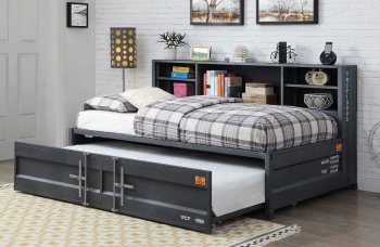 Cargo Daybed 38270 in Gunmetal w/Storage & Trundle by Acme [AMB-38270 Cargo]