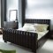 Kent Platform Bed Dark Brown Faux Leather - Wholesale Interiors