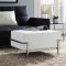 Charles Grande Sofa in White Leather by Modway w/Options