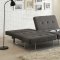 Crispin Lounger Sofa 4827FA in Dark Grey Fabric by Homelegance