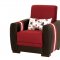 Merid Sofa Bed in Burgundy Microfiber by Rain w/Optional Items