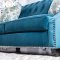 Celeste SM2226 Sofa in Azure Blue Fabric w/Options