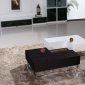 Matte Wenge & High Gloss White Modern 2Pc Coffee Table