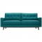 Prompt Sofa in Teal Fabric by Modway