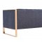 Farah Sofa TOV-4902 in Navy Fabric by TOV Furniture