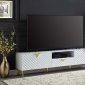 Gaines TV Stand LV01138 in White by Acme